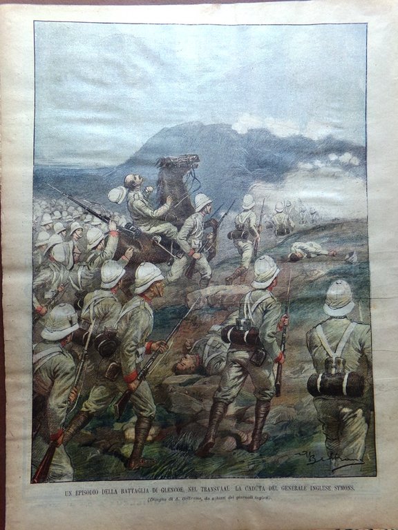 La Domenica del Corriere 5 Novembre 1899 Arte nei Cimiteri …