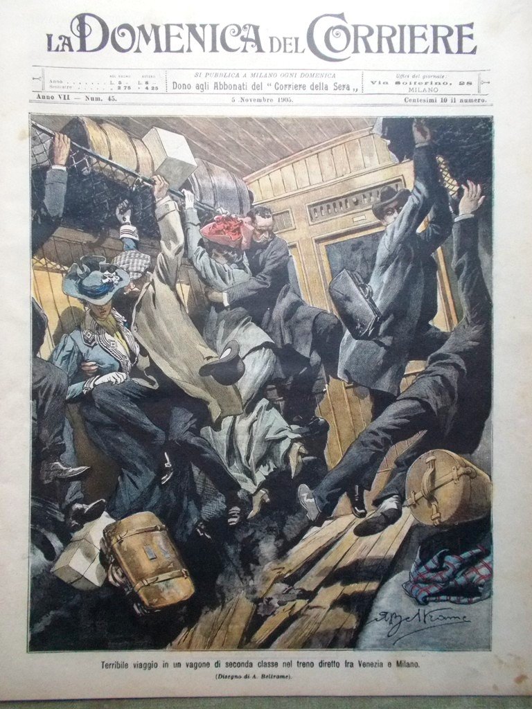 La Domenica del Corriere 5 Novembre 1905 Temperatura Spreewald Re …