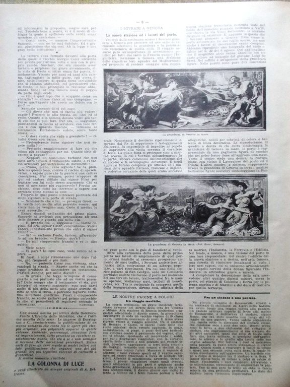 La Domenica del Corriere 5 Novembre 1905 Temperatura Spreewald Re …