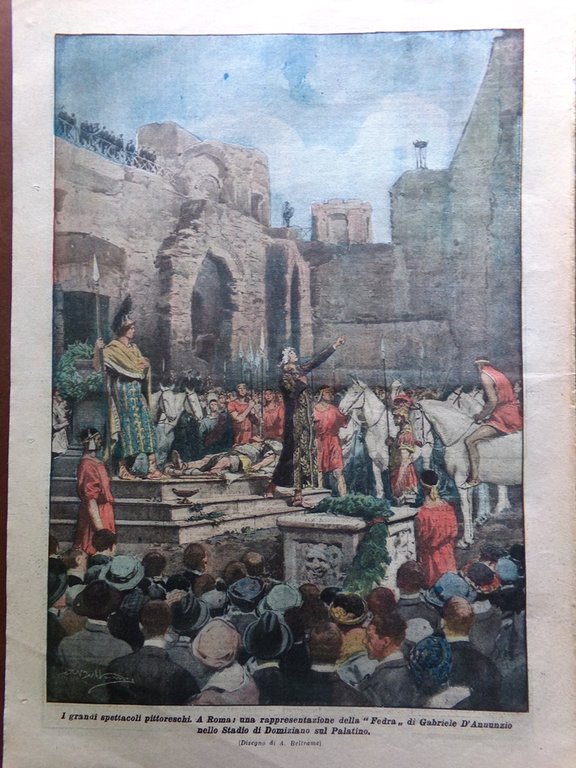 La Domenica del Corriere 5 Novembre 1922 Fascisti Napoli Maserati …