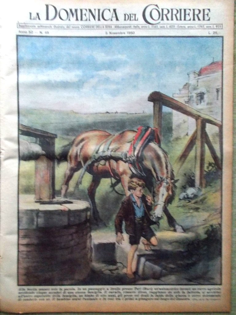 La Domenica del Corriere 5 Novembre 1950 Oak Ridge Uranio …