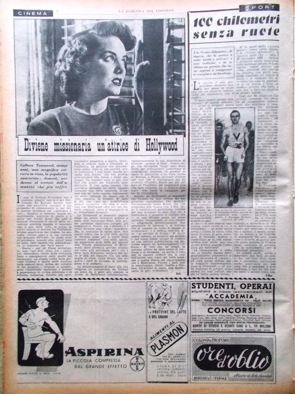 La Domenica del Corriere 5 Novembre 1950 Oak Ridge Uranio …