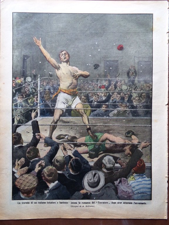 La Domenica del Corriere 5 Ottobre 1913 Salsa Alcool Mambretti …