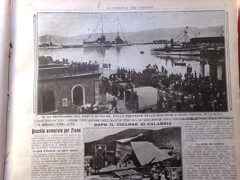 La Domenica del Corriere 5 Ottobre 1919 Dervisci Valbanera Chiesa …