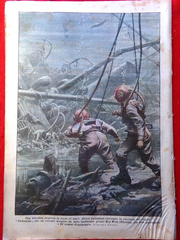 La Domenica del Corriere 5 Ottobre 1919 Dervisci Valbanera Chiesa …