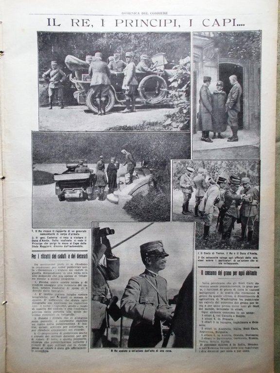 La Domenica del Corriere 5 Settembre 1915 WW1 Guerra sulle …