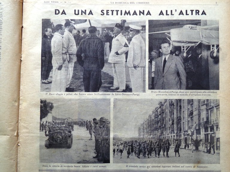 La Domenica del Corriere 5 Settembre 1937 Shangai Impero Marconi … | Immagine Gallery 2