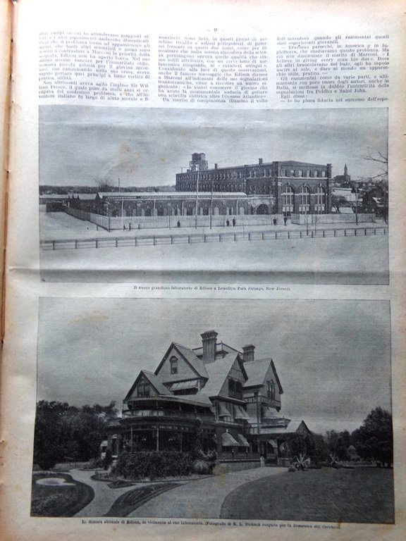 La Domenica del Corriere 6 Aprile 1902 Thomas Edison Rhodes … | Immagine Gallery 3