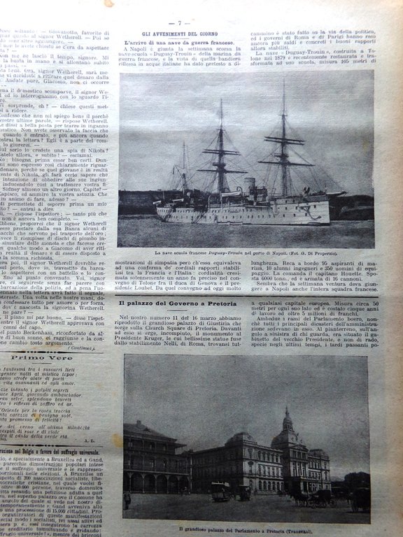 La Domenica del Corriere 6 Aprile 1902 Thomas Edison Rhodes … | Immagine Gallery 7