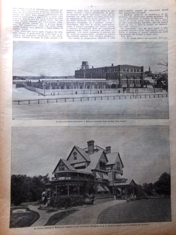 La Domenica del Corriere 6 Aprile 1902 Thomas Edison Rhodes … | Immagine Gallery 8