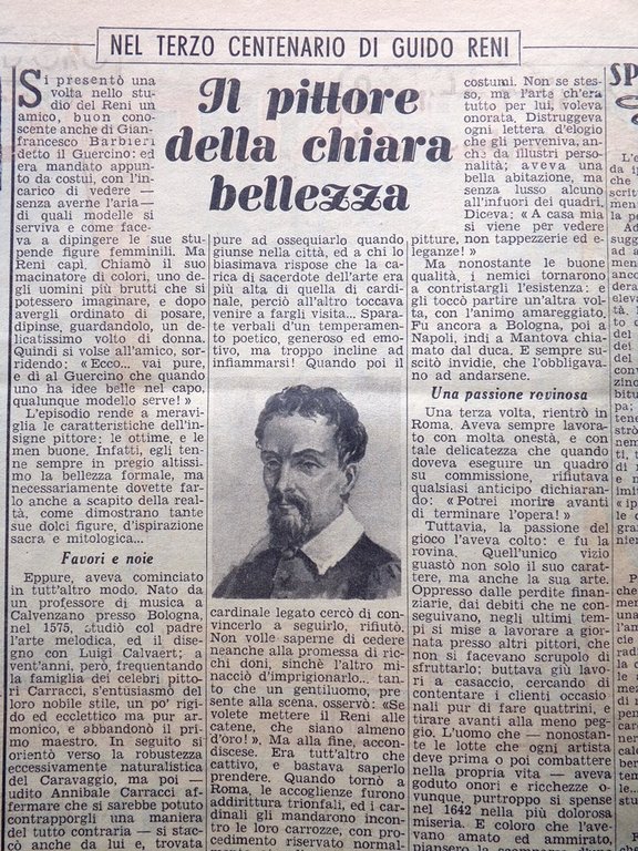 La Domenica del Corriere 6 Dicembre 1942 WW2 Guido Reni …