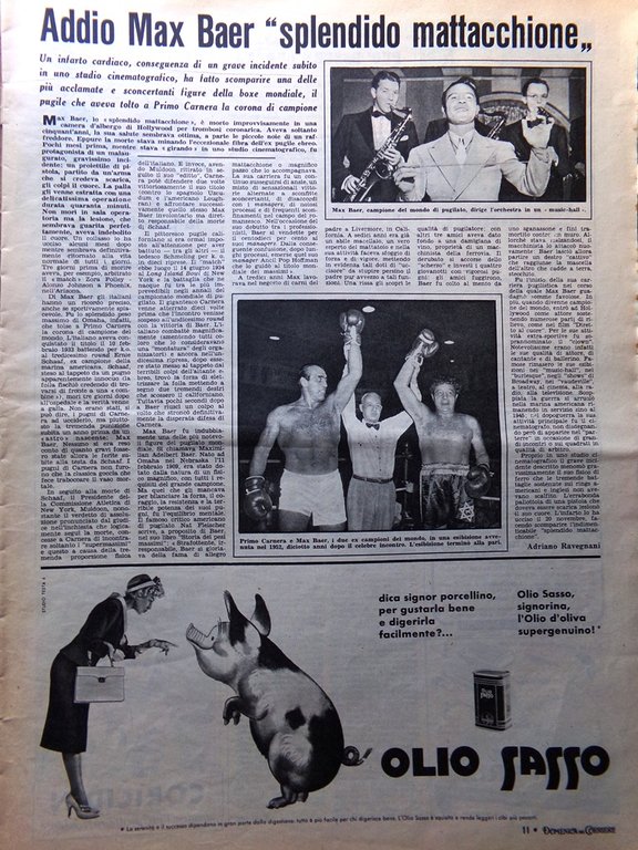 La Domenica del Corriere 6 Dicembre 1959 Farah Diba Max …