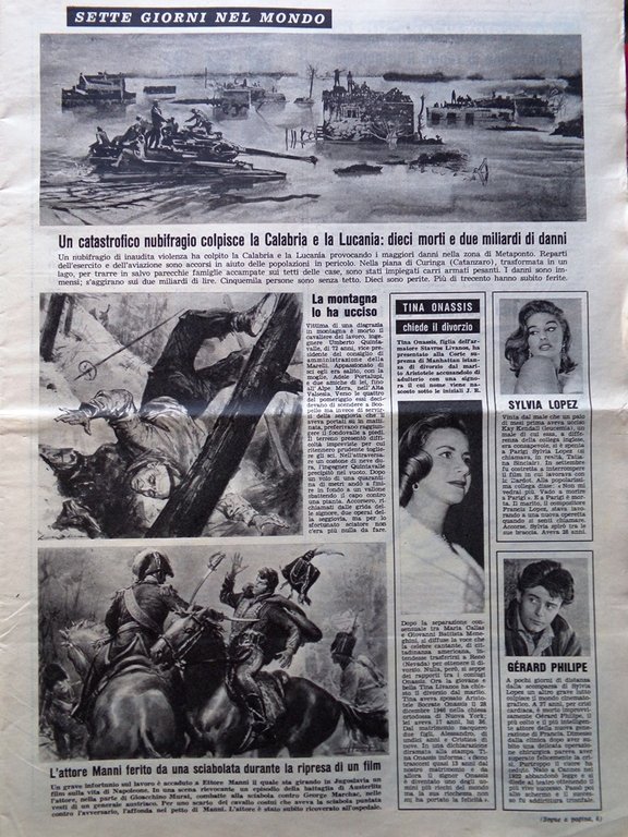 La Domenica del Corriere 6 Dicembre 1959 Farah Diba Max …