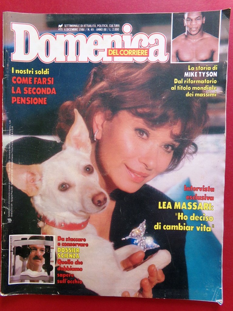La Domenica del Corriere 6 Dicembre 1986 Montanelli Mike Tyson …