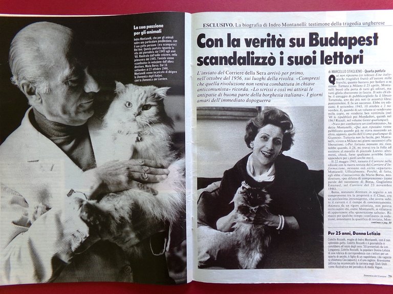 La Domenica del Corriere 6 Dicembre 1986 Montanelli Mike Tyson …