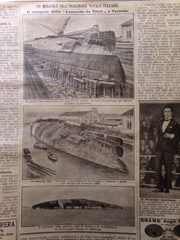 La Domenica del Corriere 6 Febbraio 1921 Guerra Dublino Leonardo …