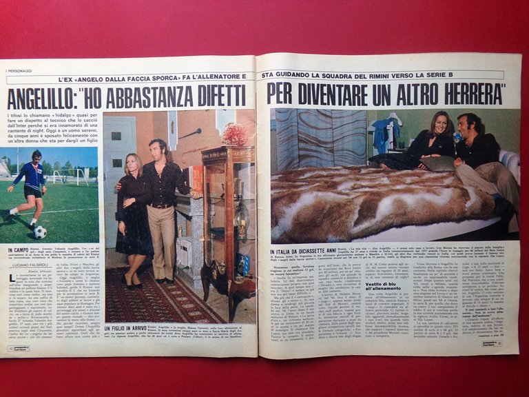 La Domenica del Corriere 6 Febbraio 1975 Dalì Schweitzer Angelillo …