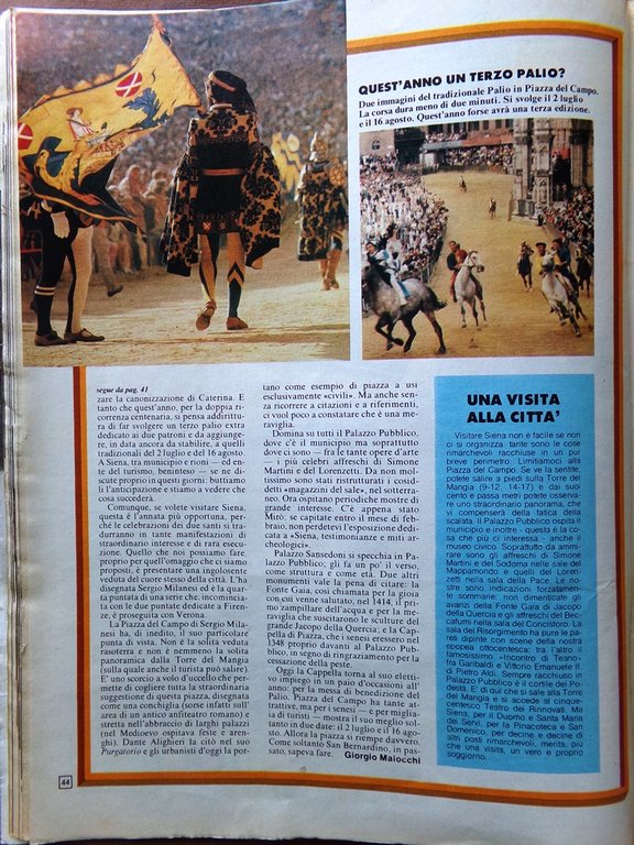 La Domenica del Corriere 6 Febbraio 1980 Papa Siena Zanon …
