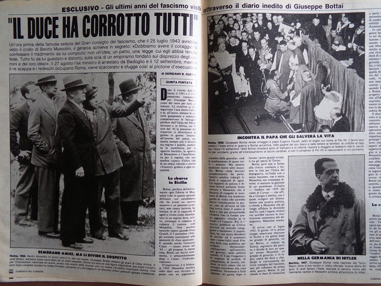 La Domenica del Corriere 6 Febbraio 1982 Prezzolini Verdone Wojtyla …