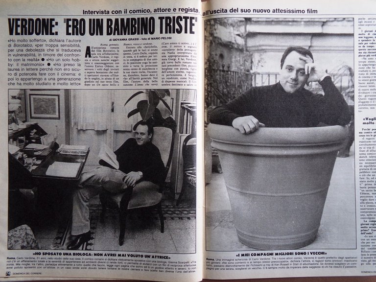 La Domenica del Corriere 6 Febbraio 1982 Prezzolini Verdone Wojtyla …