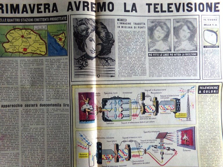 La Domenica del Corriere 6 Gennaio 1952 Streghe Yeti Rossetti … | Immagine Gallery 4