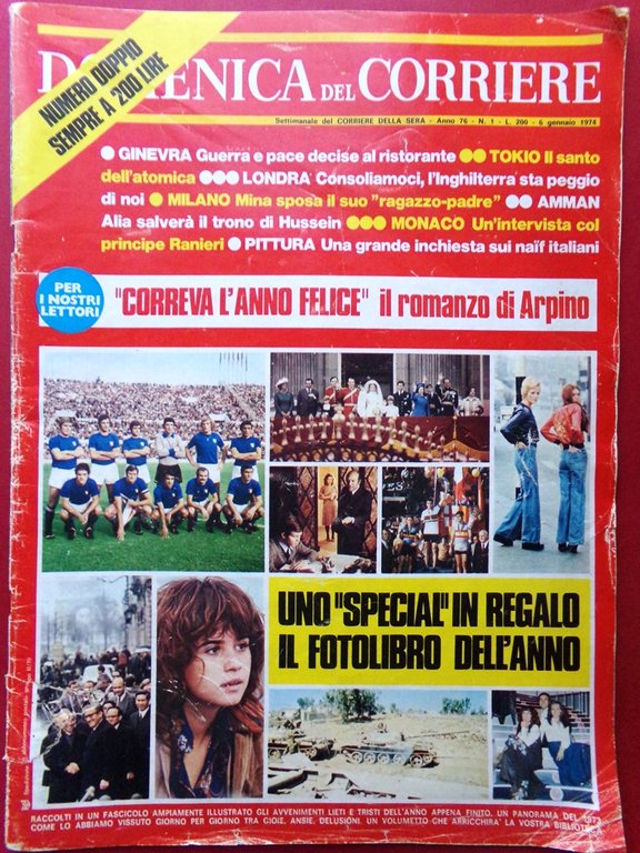La Domenica del Corriere 6 Gennaio 1974 Nagai Naif De … | Immagine Gallery 1