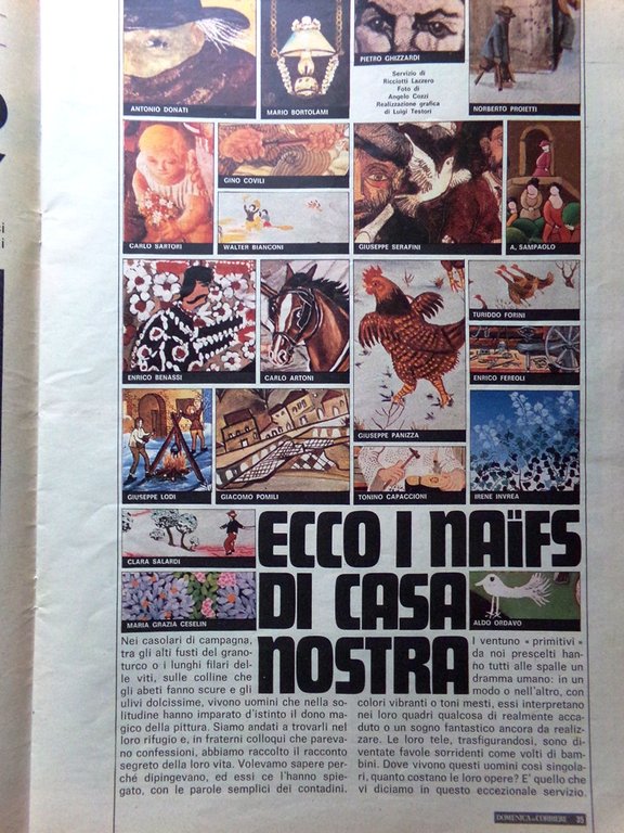 La Domenica del Corriere 6 Gennaio 1974 Nagai Naif De …