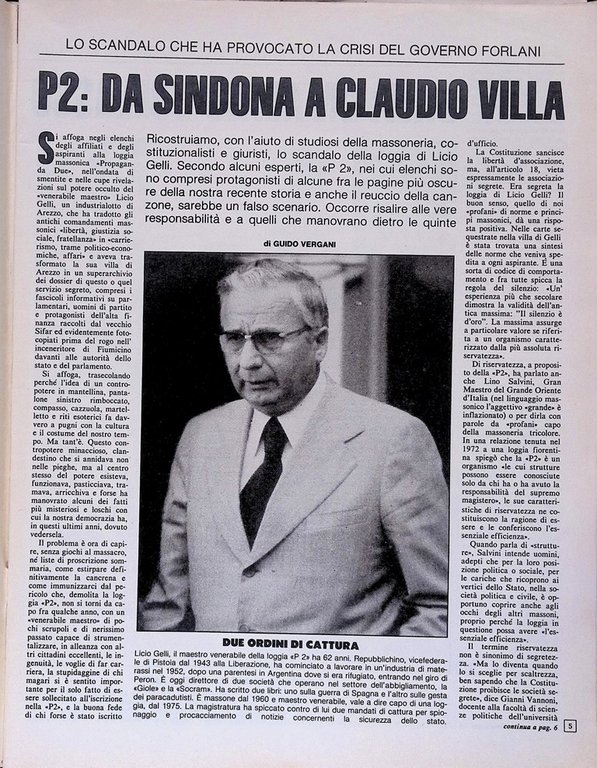 La Domenica del Corriere 6 Giugno 1981 Claudio Villa Pisis …