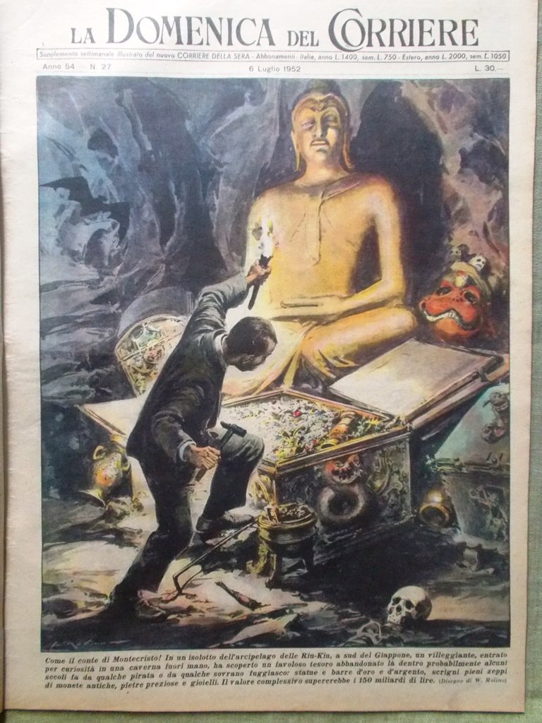 La Domenica del Corriere 6 Luglio 1952 Zago Campanile di … | Immagine principale