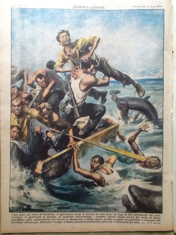 La Domenica del Corriere 6 Luglio 1952 Zago Campanile di … | Immagine Gallery 3