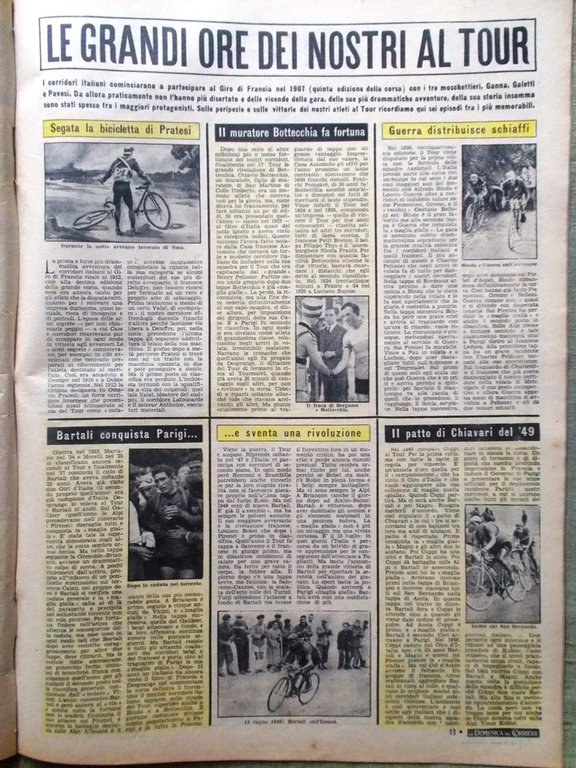 La Domenica del Corriere 6 Luglio 1952 Zago Campanile di … | Immagine Gallery 4