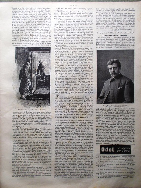 La Domenica del Corriere 6 Maggio 1900 Salone Perosi Falguière …