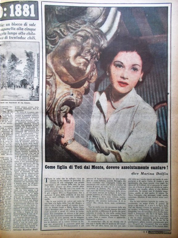 La Domenica del Corriere 6 Maggio 1951 Pétain Affray Dolfin …