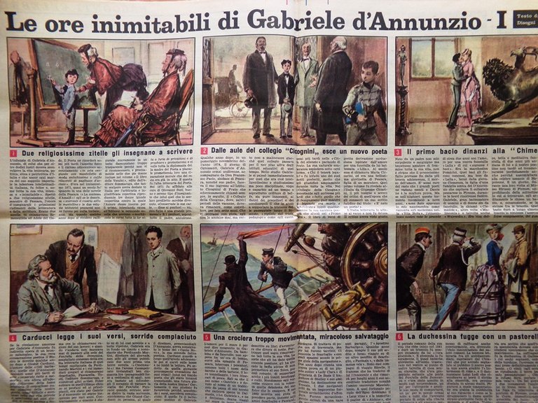 La Domenica del Corriere 6 Maggio 1956 Guardia Svizzera d'Annunzio …