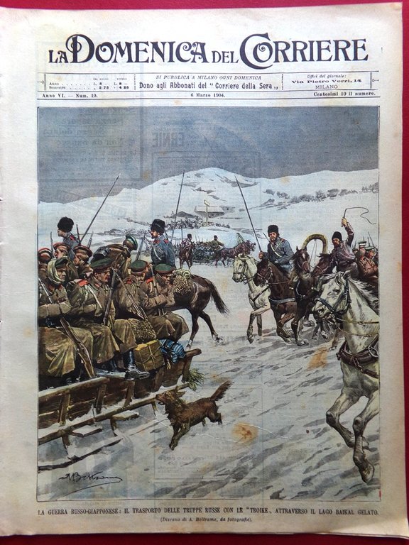 La Domenica del Corriere 6 Marzo 1904 Bennett Cosenza Carnevale … | Immagine Gallery 2