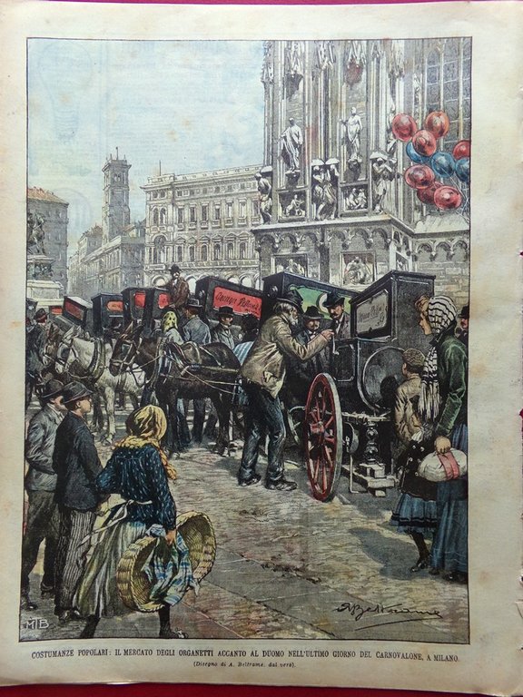 La Domenica del Corriere 6 Marzo 1904 Bennett Cosenza Carnevale … | Immagine Gallery 5