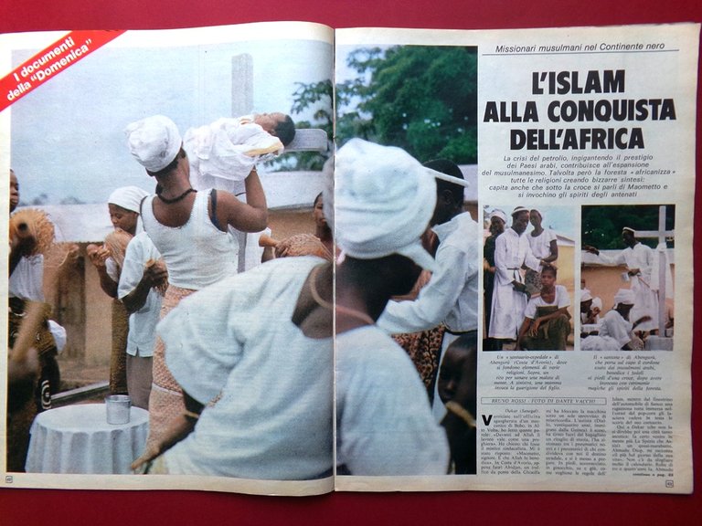 La Domenica del Corriere 6 Marzo 1975 Vulcano Islam Teatro …