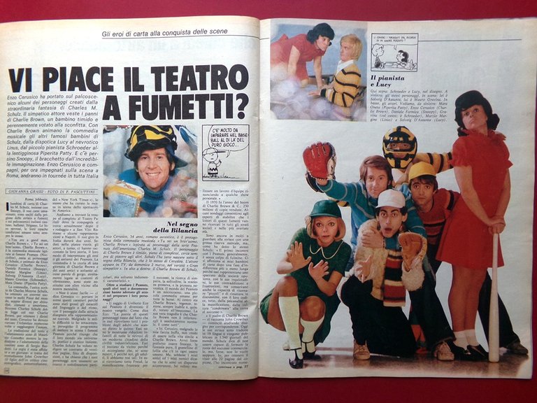 La Domenica del Corriere 6 Marzo 1975 Vulcano Islam Teatro …