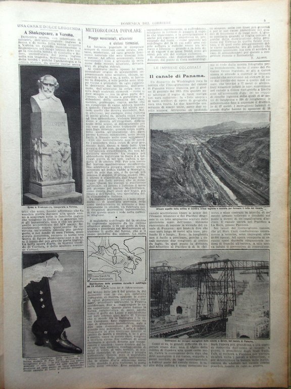 La Domenica del Corriere 6 Novembre 1910 Nubifragio Cetara Casamicciola … | Immagine Gallery 4