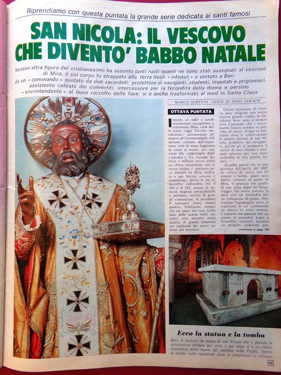 La Domenica del Corriere 6 Novembre 1975 Carlos San Nicola …