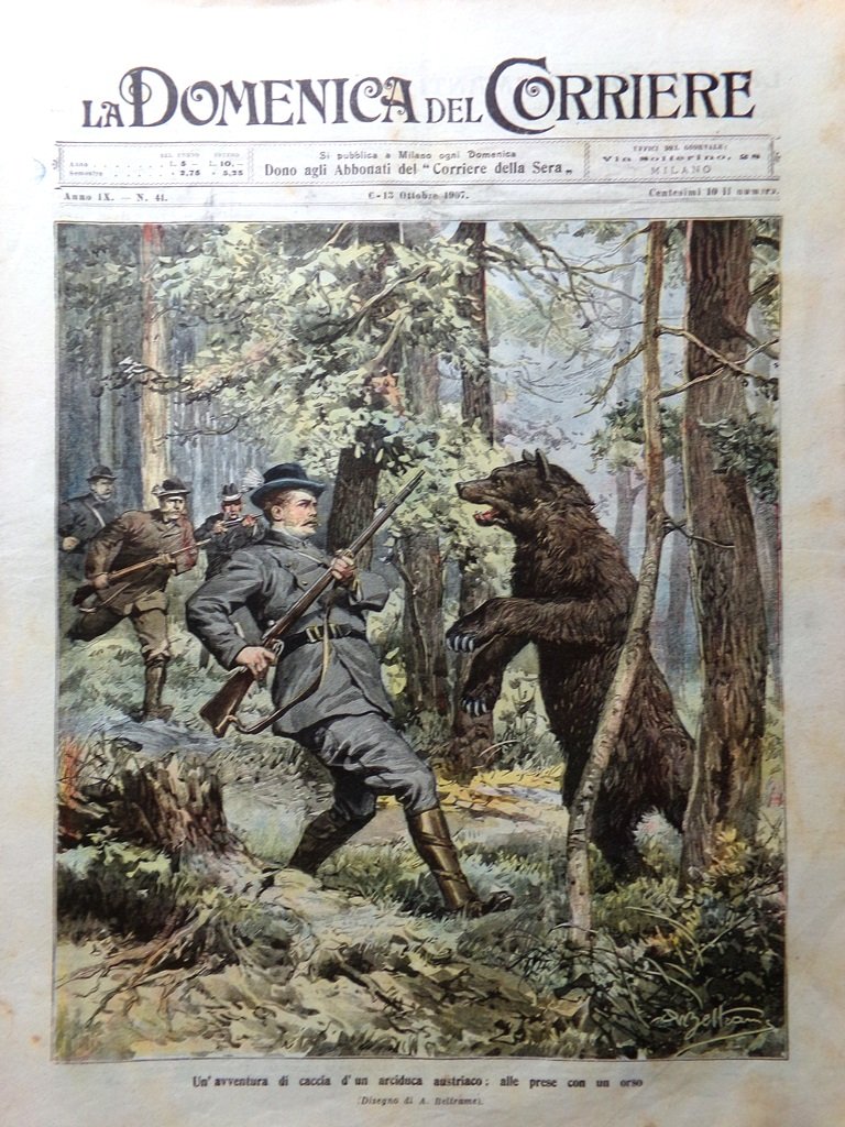 La Domenica del Corriere 6 Ottobre 1907 Luisa di Sassonia …