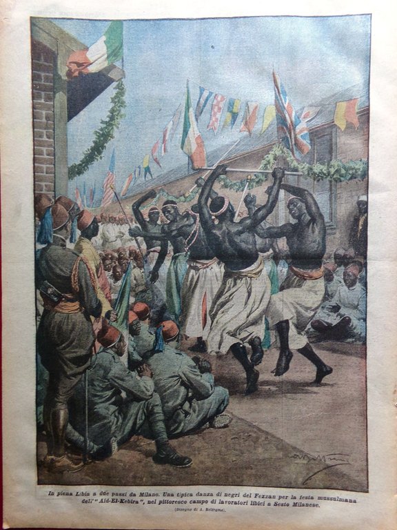 La Domenica del Corriere 6 Ottobre 1918 WW1 Grottella Grappa …