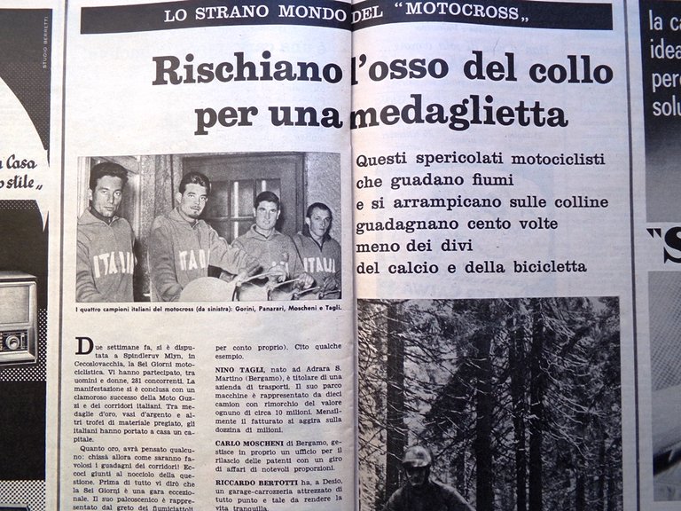 La Domenica del Corriere 6 Ottobre 1963 Club Alpino Togliatti …