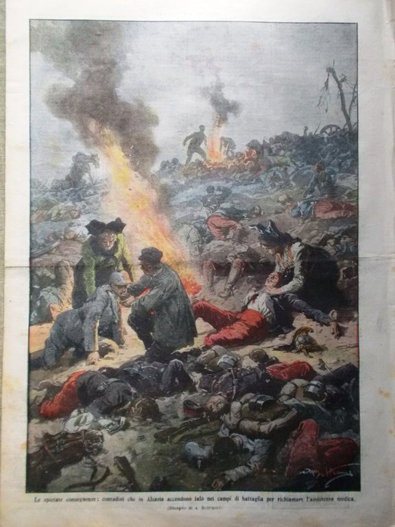 La Domenica del Corriere 6 Settembre 1914 WW1 Russia Papa …