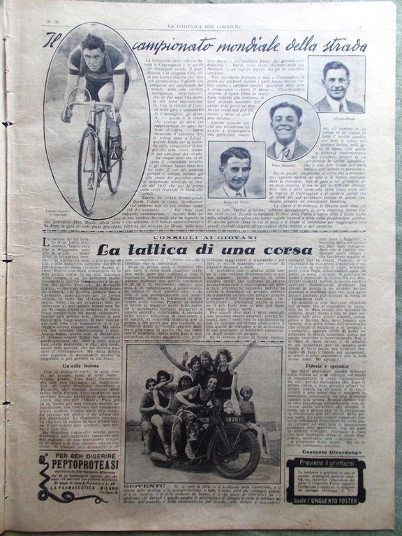 La Domenica del Corriere 6 Settembre 1931 Girardengo Disoccupazione Vita …