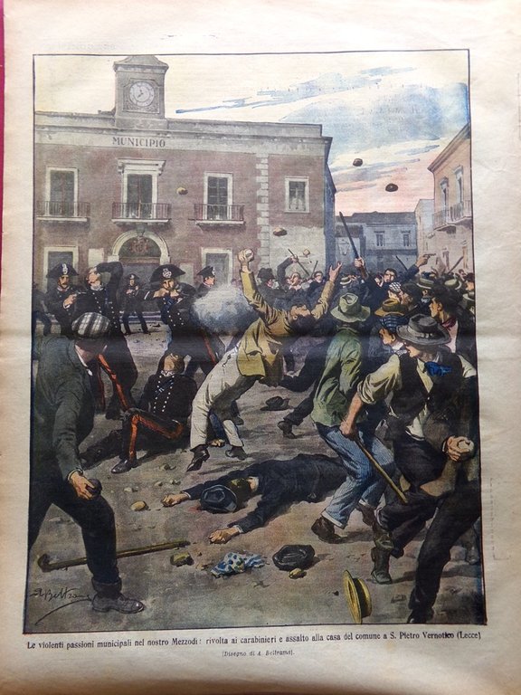 La Domenica del Corriere 7 Agosto 1910 Gemito Camillo Cavour … | Immagine Gallery 3