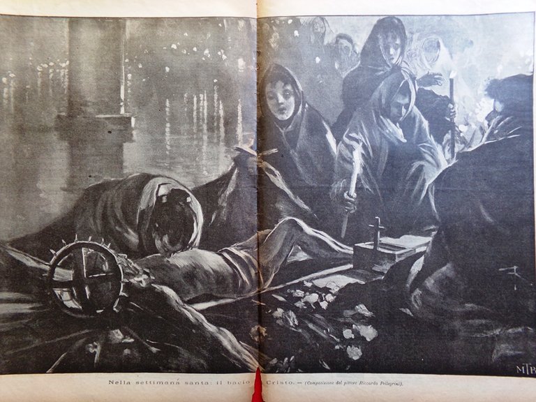 La Domenica del Corriere 7 Aprile 1901 Emigranti Scioperi Marsiglia …