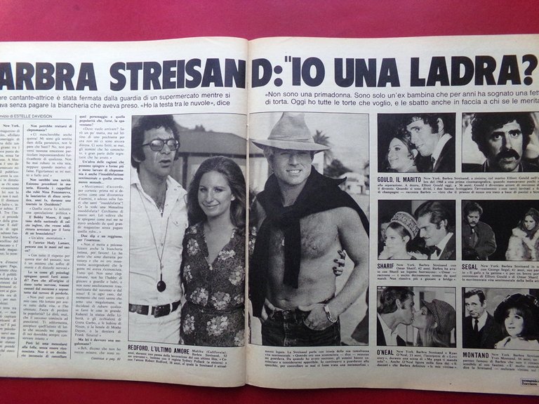 La Domenica del Corriere 7 Aprile 1974 Noschese Feisal Streisand …