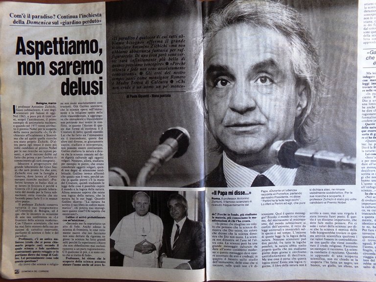 La Domenica del Corriere 7 Aprile 1984 Morandi Biagi Shalila …