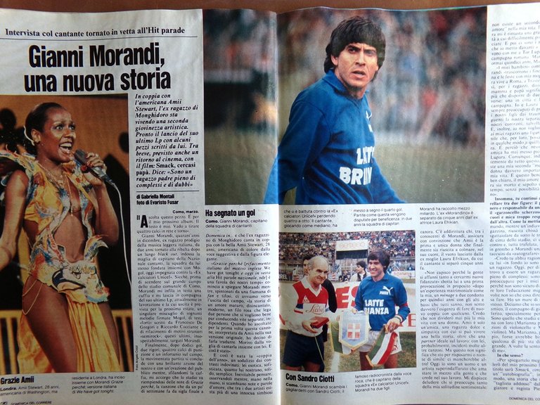 La Domenica del Corriere 7 Aprile 1984 Morandi Biagi Shalila …